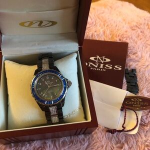 Men's Black and Blue Watch